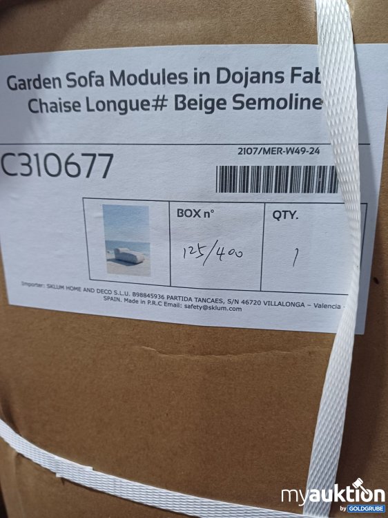 Artikel Nr. 878851: Sklum Garden Sofa, Beige C310677
