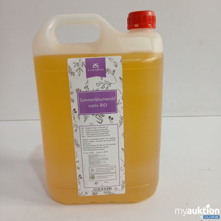 Artikel Nr. 950851: Camassia Sonnenblumenöl nativ Bio 5L 