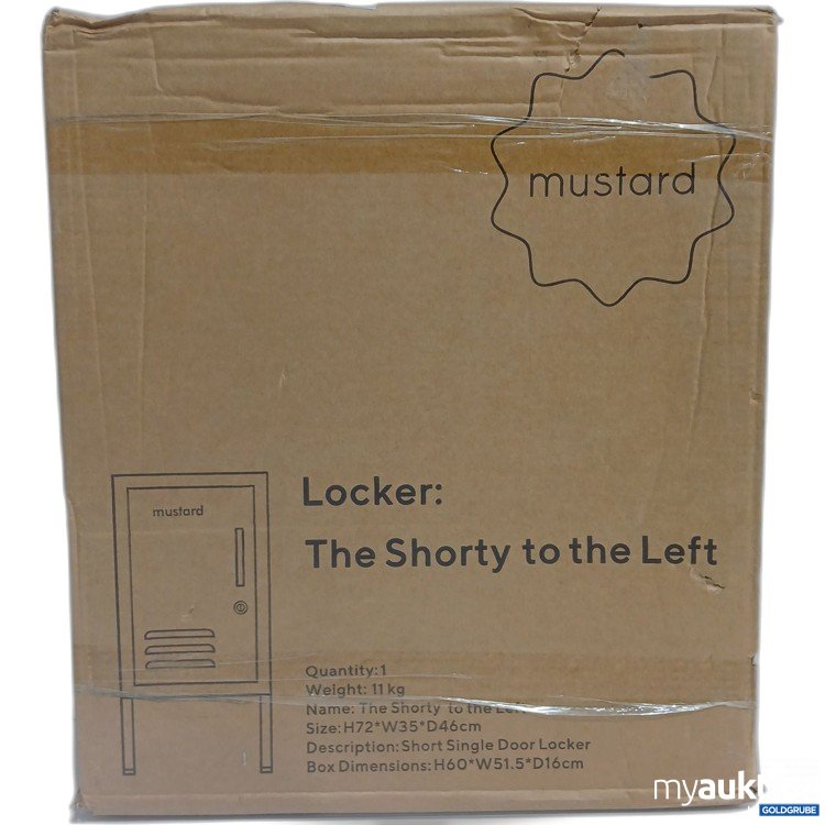 Artikel Nr. 962851: Mustard The Shorty to the left short single door Locker lilac 
