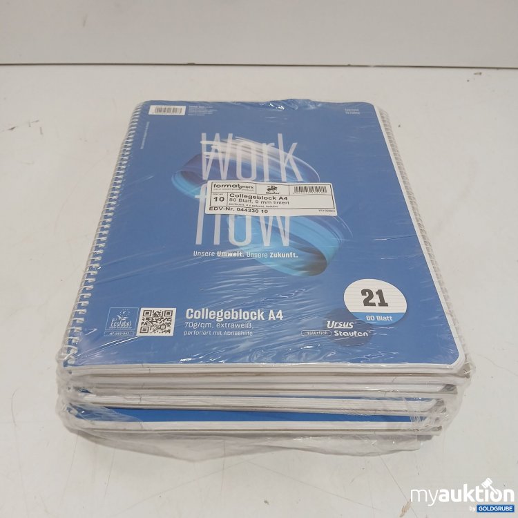 Artikel Nr. 985851 Artikel Nr. 985851: Format werk Collegeblock A4 10x80Blatt