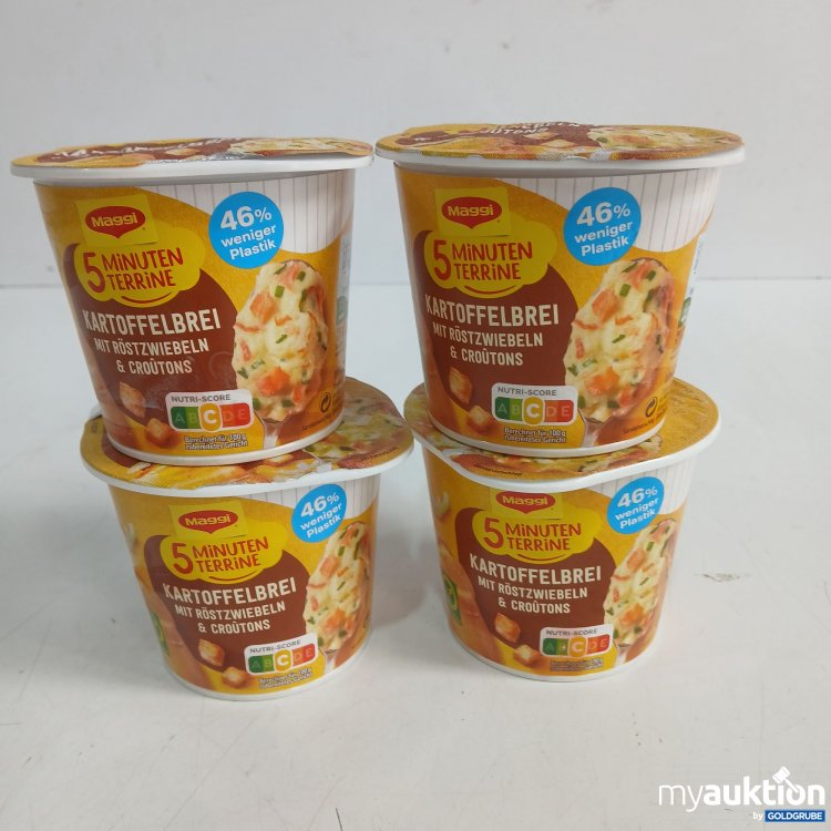 Artikel Nr. 987851 Artikel Nr. 987851: MAGGI Kartoffelbrei mit Röstzwiebel & Croutons 4x56g