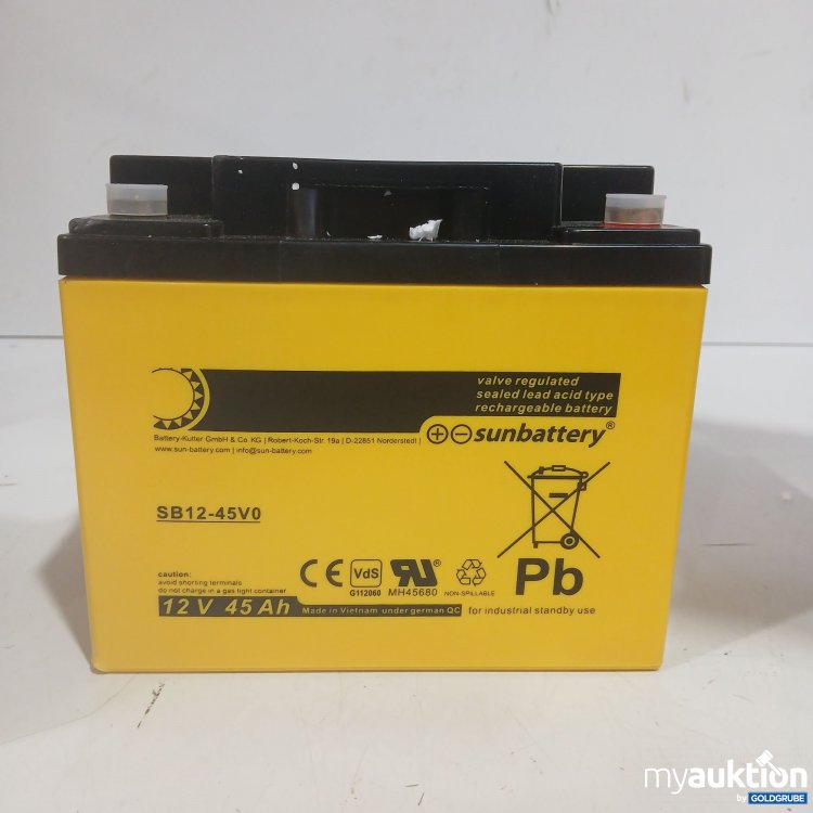 Artikel Nr. 998851: Sunbattery SB-12-45V0 12V 45Ah 