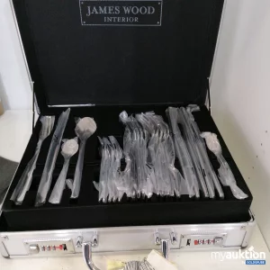 Auktion James Wood Besteck im Koffer 