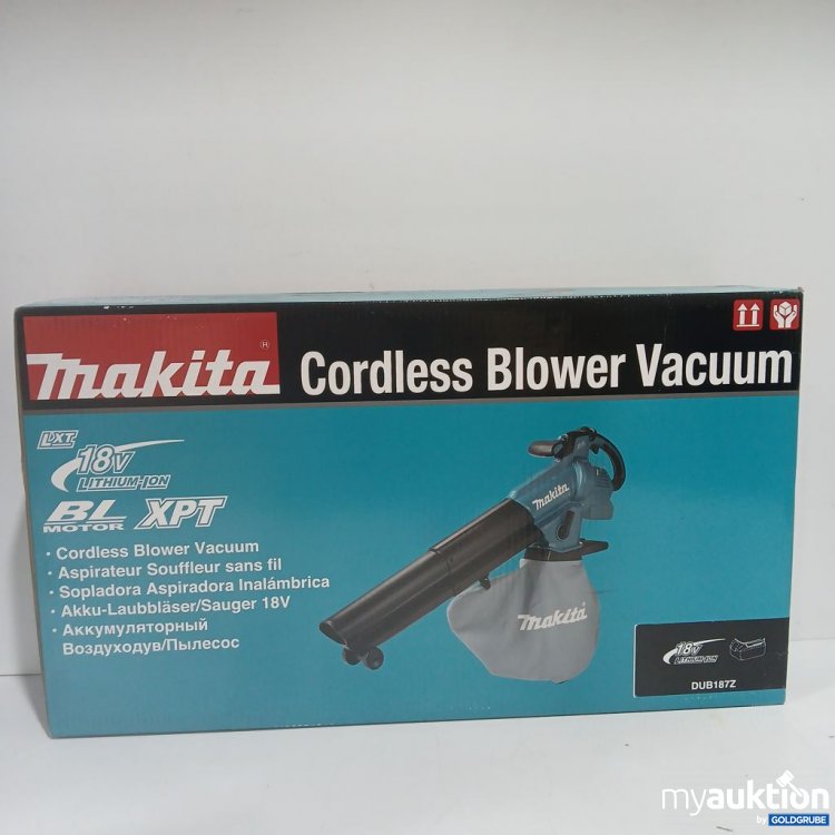 Artikel Nr. 441852: Makita Cordless Blower Vacuum 18V XPT DUB187Z