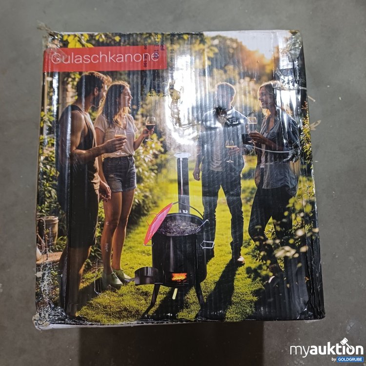 Artikel Nr. 447852: Gulaschkanone Outdoor Kocher Ofen mit diversen Zubehör
