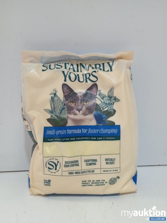 Artikel Nr. 465852 Artikel Nr. 465852: Sustainably Yours Katzenstreu Small-grain 4,5 kg