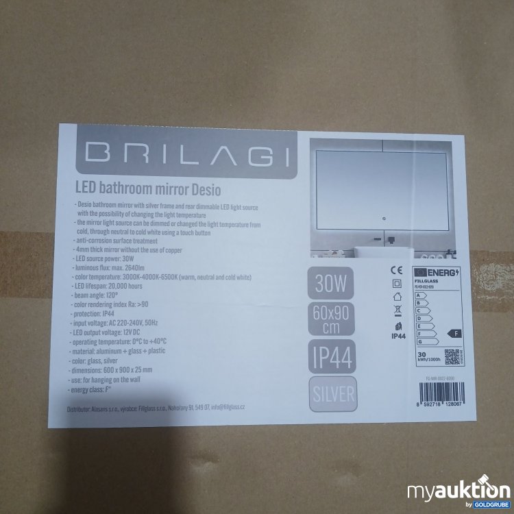 Artikel Nr. 471852 Artikel Nr. 471852: Brilagi LED bathroom mirror Desio 60x90 cm