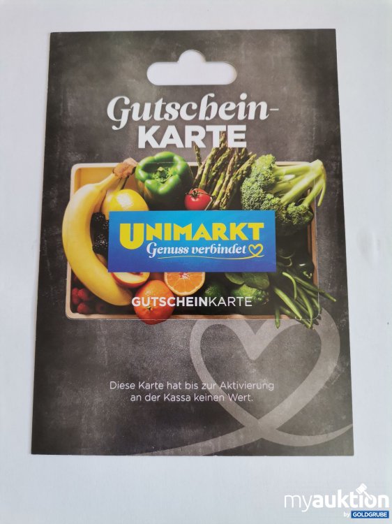 Artikel Nr. 845852 Artikel Nr. 845852: Unimarkt Gutschein Wert 50 Euro