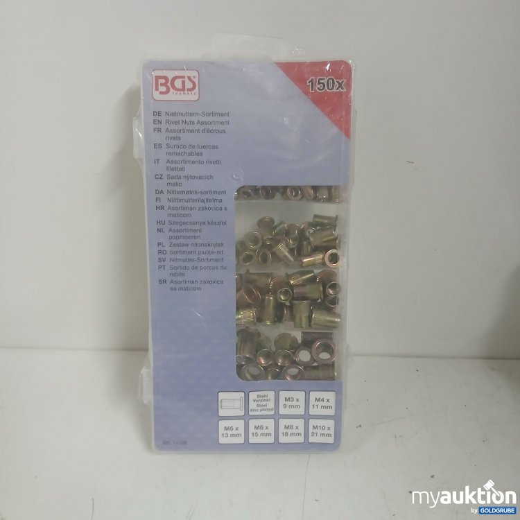 Artikel Nr. 875852 Artikel Nr. 875852: BGS Nietmuttern-Sortiment 150x 14125