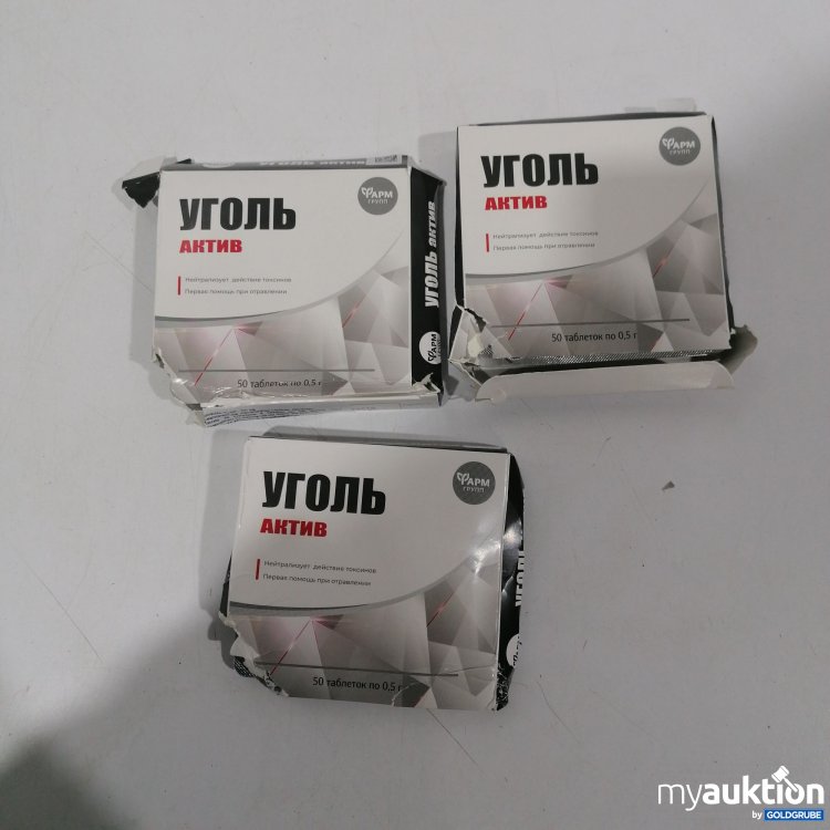 Artikel Nr. 876852 Artikel Nr. 876852: Aktivkohletabletten 3× 50Stk