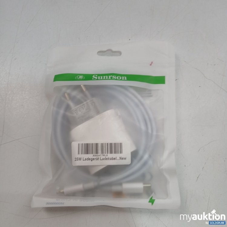 Artikel Nr. 938852 Artikel Nr. 938852: Sunrson 25W Ladegerät Ladekabel USB C