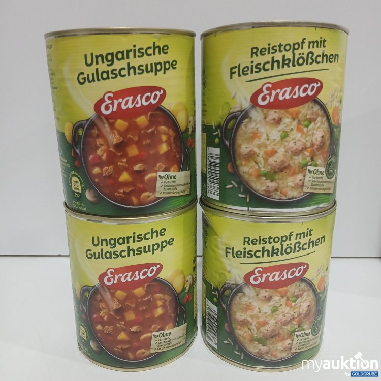 Artikel Nr. 959852: ERASCO Diverse Sorten 2x770ml und 2x800g 