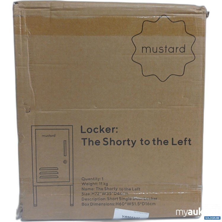 Artikel Nr. 962852: Mustard The Shorty to the left short single door Locker blush  
