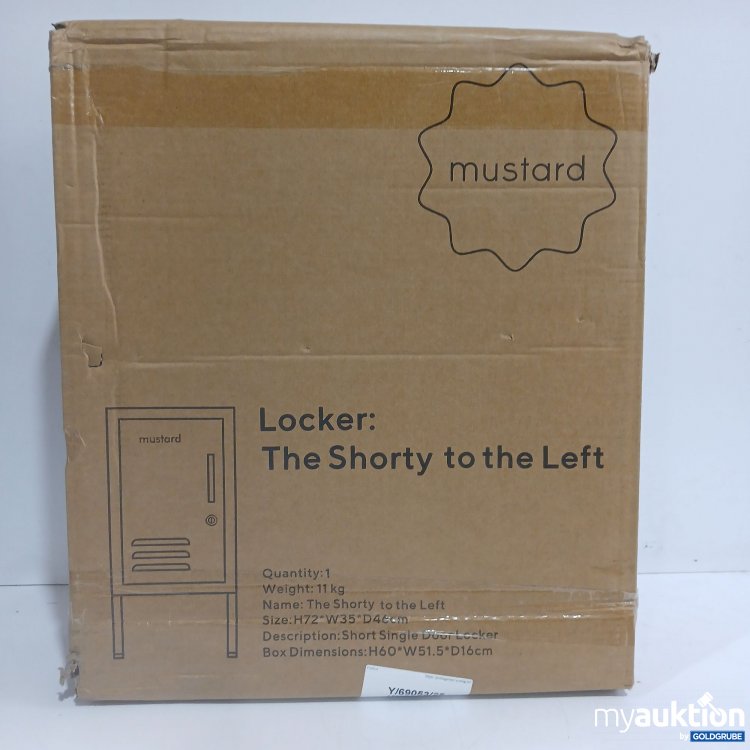 Artikel Nr. 962852: Mustard The Shorty to the left short single door Locker blush  