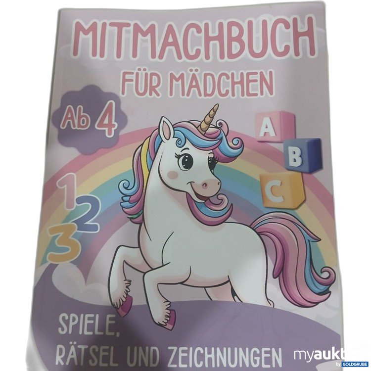 Artikel Nr. 981852 Artikel Nr. 981852: Mitmachbuch für Mädchen Spiele, Rätsel und Zeichnungen