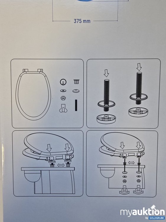 Artikel Nr. 344853: WC Sitz Verosan MDF Core  Stone