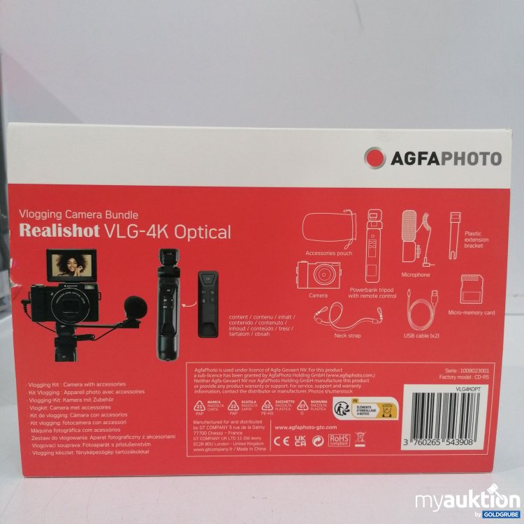 Artikel Nr. 399853 Artikel Nr. 399853: Agfa Photo Realishot VLG 4K Optical, CD-R5, 1008023001
