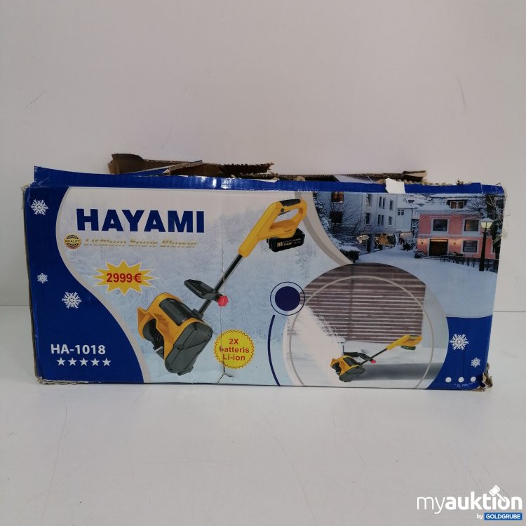 Artikel Nr. 832853: Hayami Lithium Snow Blower HA-1018