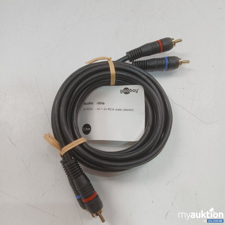 Artikel Nr. 938853: Goobay Audiokabel 2x RCA Male 2.0m 