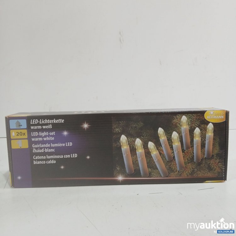Artikel Nr. 939853 Artikel Nr. 939853: Deco Heitmann LED-Lichterkette warm-weiß 20x Kerze