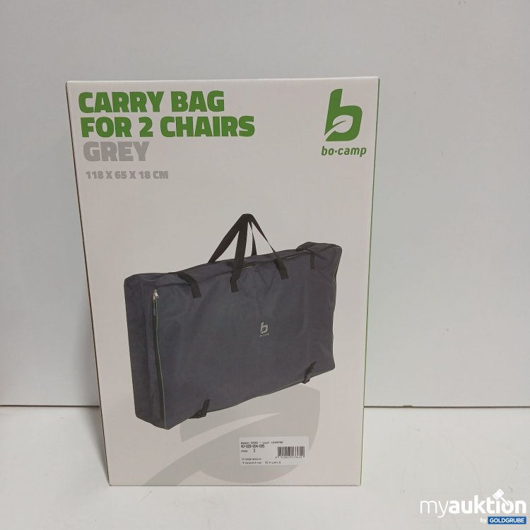 Artikel Nr. 957853: Bo Camp Carry Bag for 2 Chairs 118x65x18cm Grau 