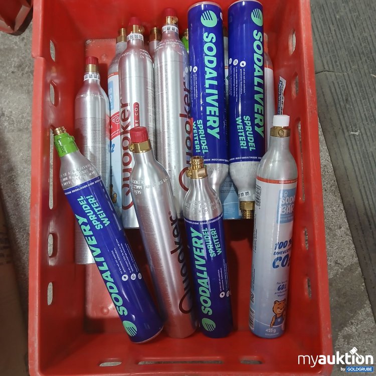 Artikel Nr. 962853: Diverse CO2 Zylinder Flaschen 14Stk 