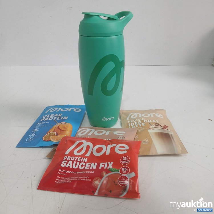 Artikel Nr. 991853 Artikel Nr. 991853: More Nutrition Thermo Steel Shaker mit Diversen Probepackungen von More
