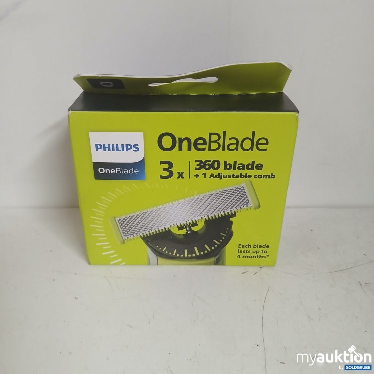 Artikel Nr. 827854 Artikel Nr. 827854: Philips OneBlade Ersatzklingen 3x