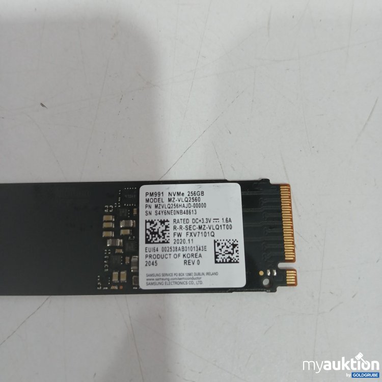 Artikel Nr. 857854 Artikel Nr. 857854: PM991 NVMe 256GB MZ-VLQ2560