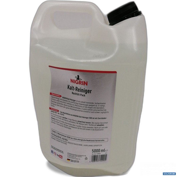 Artikel Nr. 890854: Nigrin Kalt-Reiniger für KFZ 5L