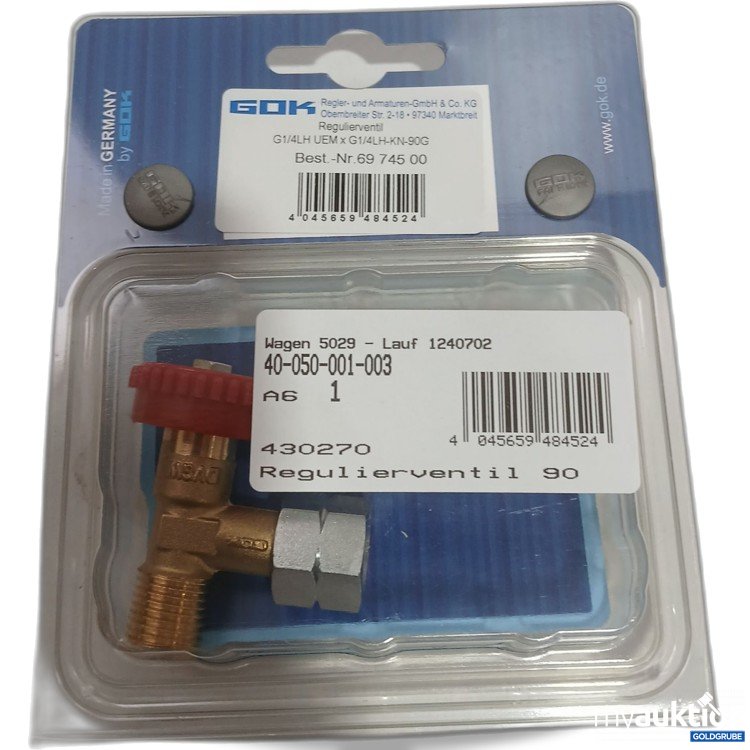 Artikel Nr. 957854: GOK Regulierventiel 90 40-050-001-003