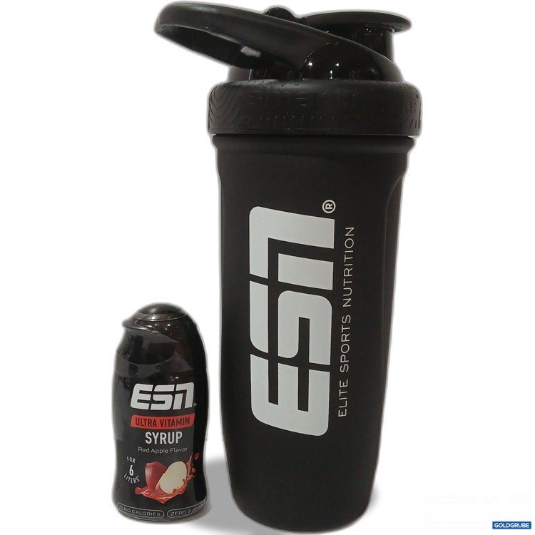 Artikel Nr. 958854: ESN Ultra Vitamin Syrup Red Apple Flavour 65ml, ESN Shaker aus Metall