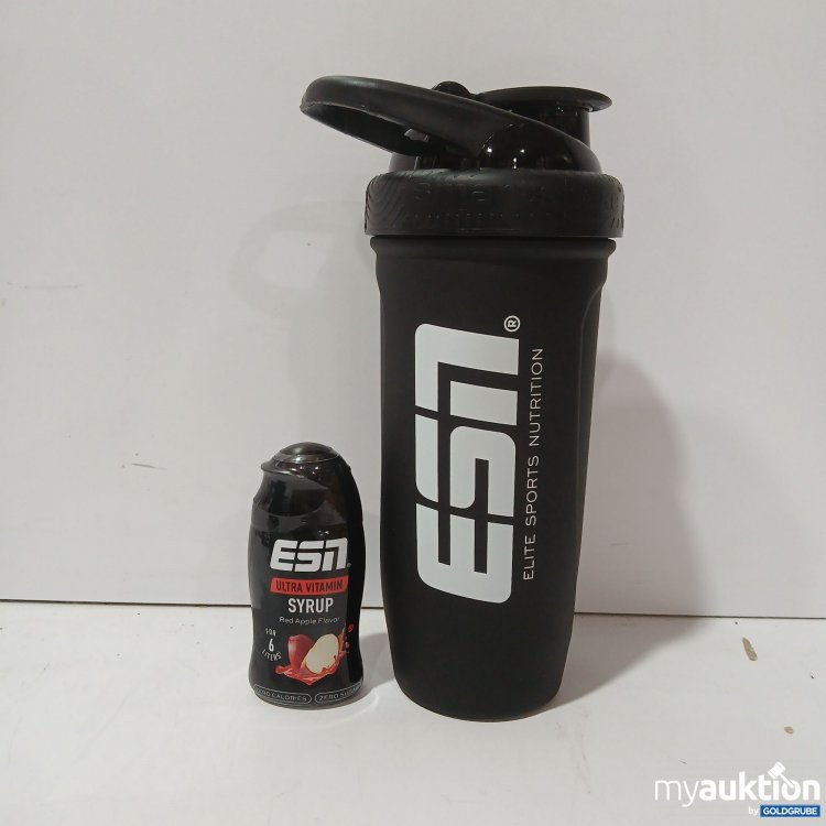 Artikel Nr. 958854: ESN Ultra Vitamin Syrup Red Apple Flavour 65ml, ESN Shaker aus Metall