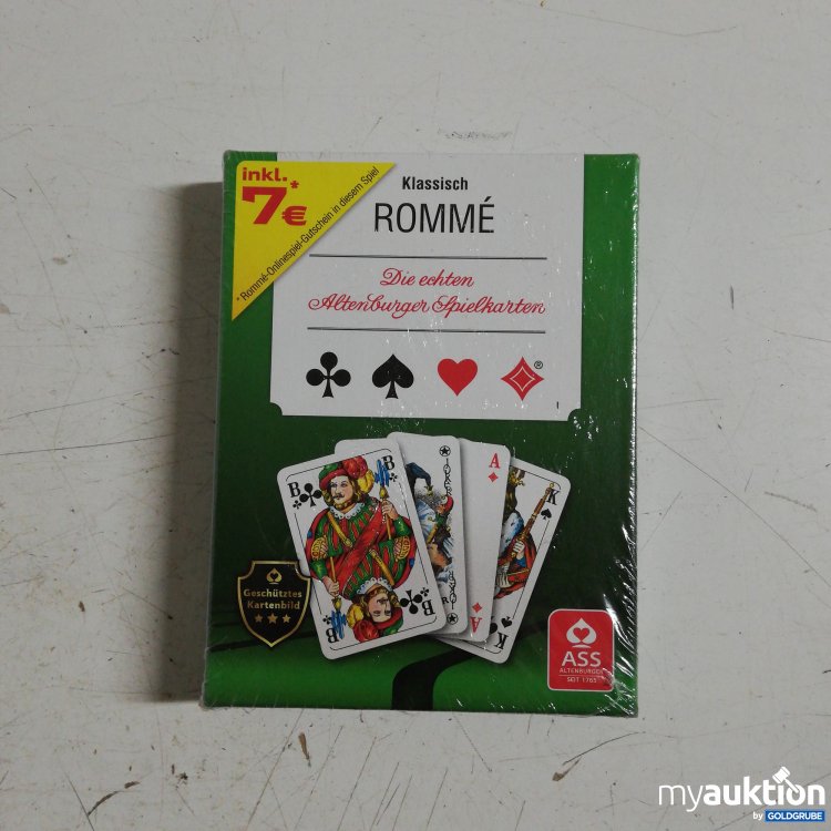 Artikel Nr. 720855: Klassisches Rommé Kartenspiel