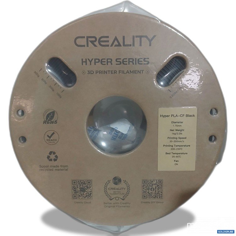 Artikel Nr. 994855 Artikel Nr. 994855: Creality Hyper PLA-CF Black 1.75 mm 1Kg