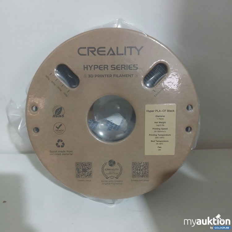Artikel Nr. 994855 Artikel Nr. 994855: Creality Hyper PLA-CF Black 1.75 mm 1Kg