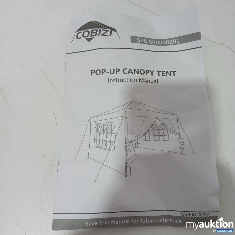 Artikel Nr. 995855 Artikel Nr. 995855: Cobizi Pop-Up Canopy Tent SPC000201