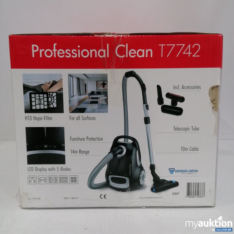 Artikel Nr. 399856 Artikel Nr. 399856: Trisa Electronics Professional Clean T7742, 2307, 800W