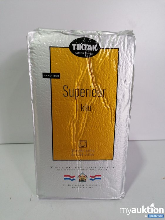 Artikel Nr. 427856 Artikel Nr. 427856: TikTak Superieur Kaffee Gemahlen 1kg