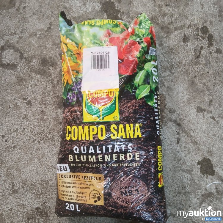 Artikel Nr. 464856: Compo Sana Qualitäts-Blumenerde 20 l