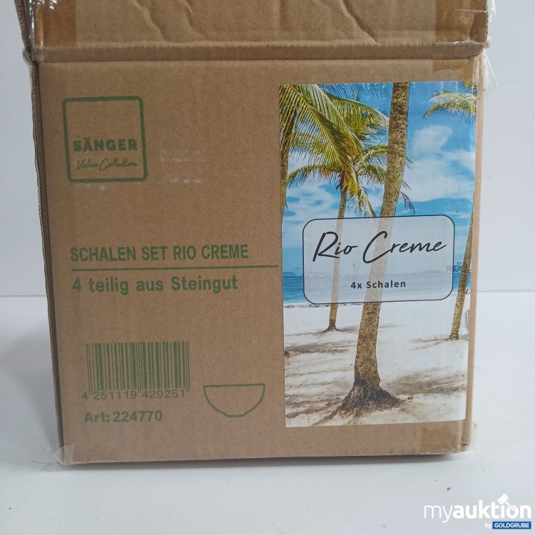 Artikel Nr. 854856 Artikel Nr. 854856: Sänger Value Collection Schalen Set Rio Creme 4tlg. aus Steingut