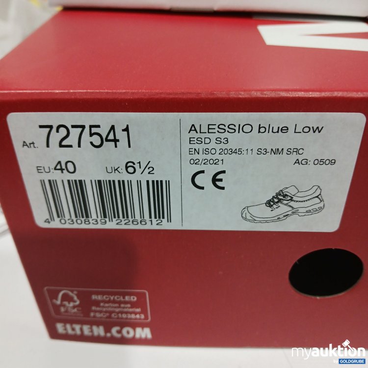 Artikel Nr. 914856: Elten Sicherheitsschuhe  727541 Alessio blue Low ESD S3 