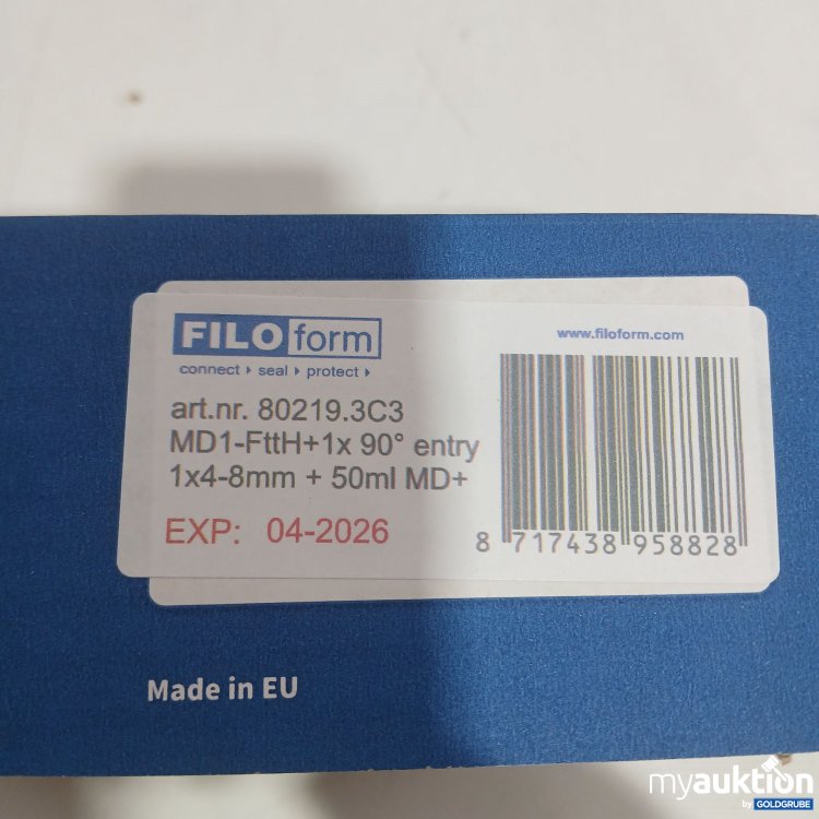 Artikel Nr. 957856: FILO Form Connect MD1-FttH+1x90° entry 1x4-8mm +50ml MD