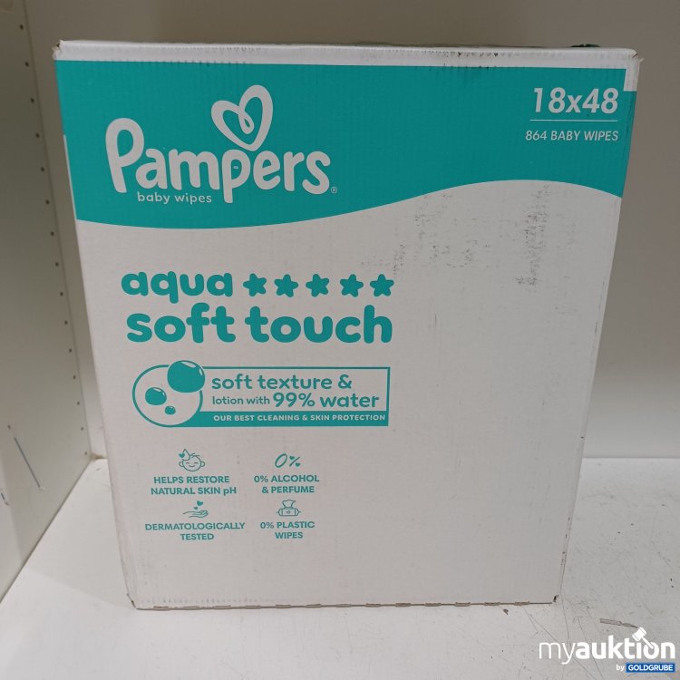 Artikel Nr. 986856 Artikel Nr. 986856: Pampers BabyWipes aqua soft touch, 18x48 Tücher