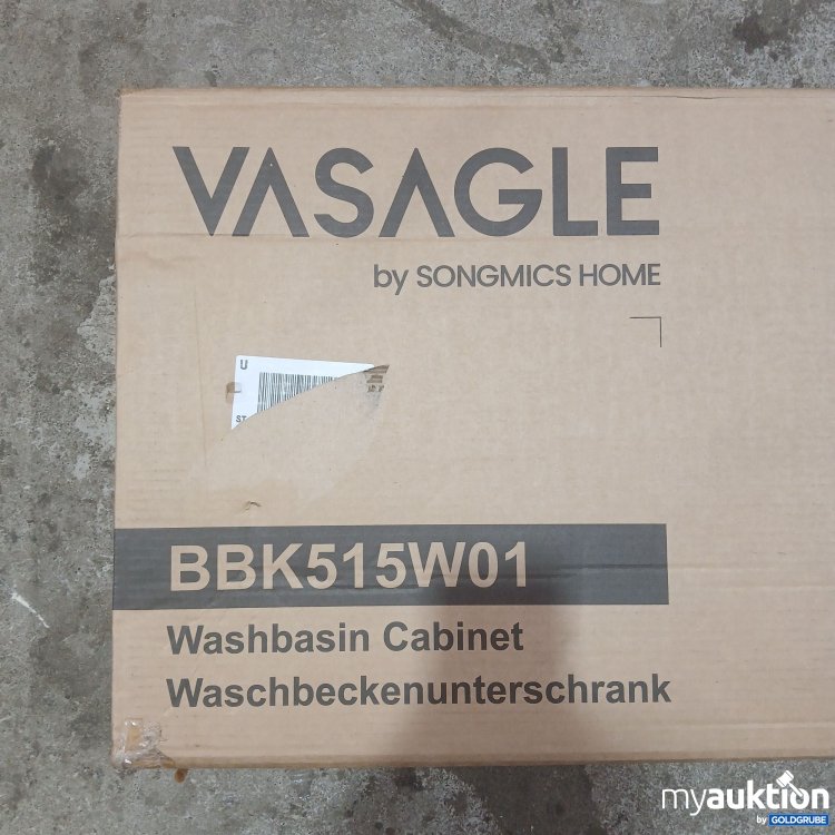Artikel Nr. 995856: Vasagle by Songmics Home Waschbeckenunterschrank weiß BBK515W01 