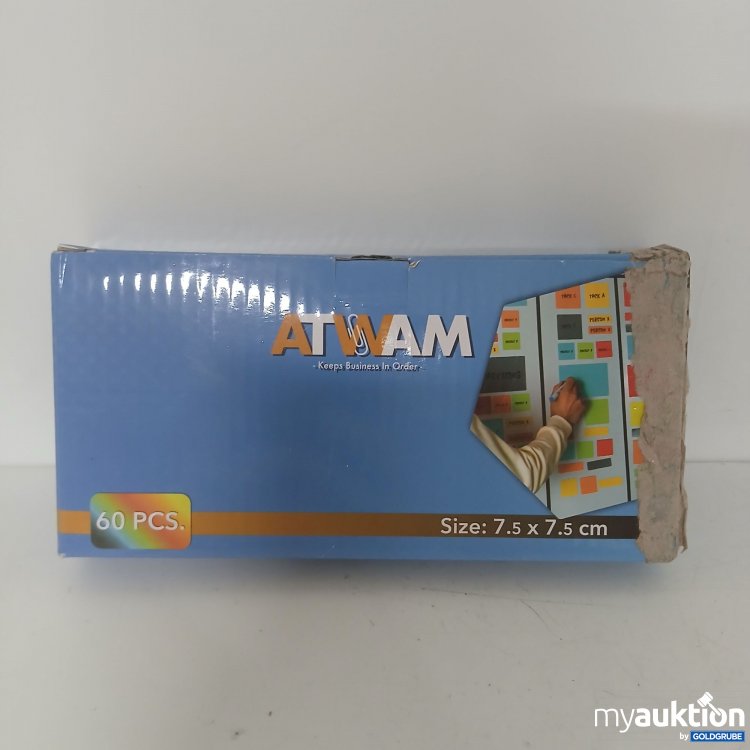 Artikel Nr. 397857: Atwam 60 Magnetstreifen Beschreibbar 7,5x7,5cm