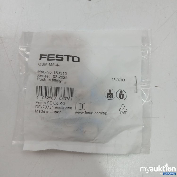 Artikel Nr. 444857: Festo QSM-M5-4-I Artikel: 153315