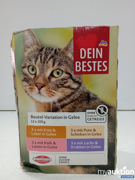 Artikel Nr. 465857: dm Dein Bestes Katzenfutter Beutel-Variation in Gelee 12 x 100 g