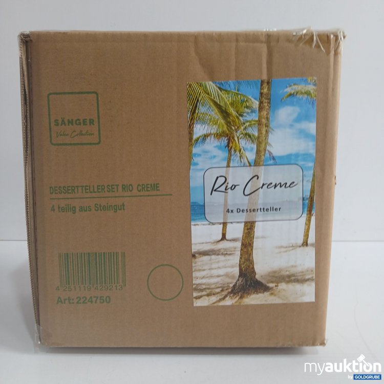 Artikel Nr. 854857 Artikel Nr. 854857: Sänger Value Collection Desertteller Rio Creme 4tlg. aus Steingut