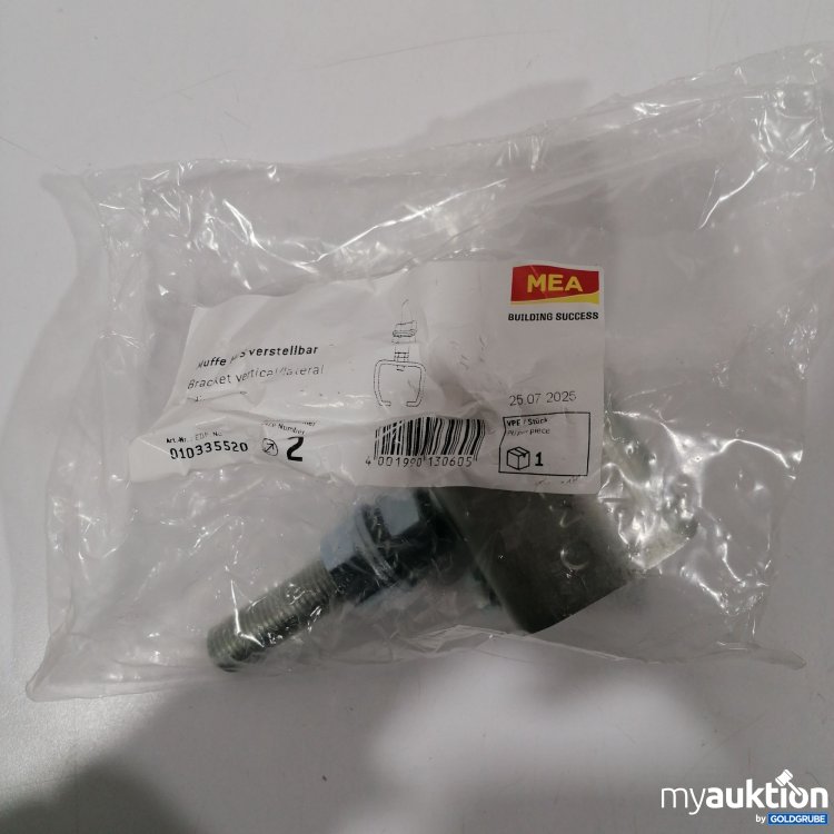 Artikel Nr. 898857: Mea Building Success Muffe H/S verstellbar 010335520